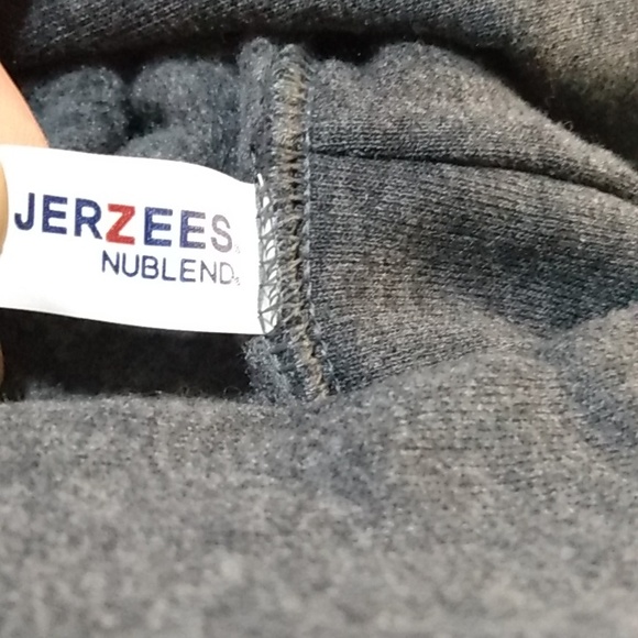 Hide & Seek Champion Gray Hoodie Brand Is Jerzees Nublend Size M - Picture 4 of 6